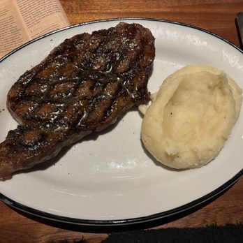 54th Street - BLACKENED RIBEYE* with 'home style' mashed potatoes. Bleh. - American Near Me - Cedar Park, Texas 54th Street - BLACKENED RIBEYE* with 'home style' mashed potatoes. Bleh. - American Near Me - Cedar Park, Texas