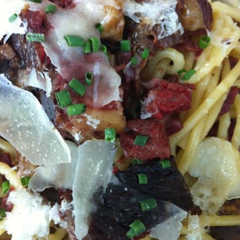 Luce - Short ribs with mushrooms and spaghetti - Wine Bars Near Me - San Francisco, California Luce - Short ribs with mushrooms and spaghetti - Wine Bars Near Me - San Francisco, California