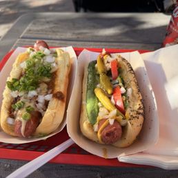 Chili Cheese Dog , Chicago Dog