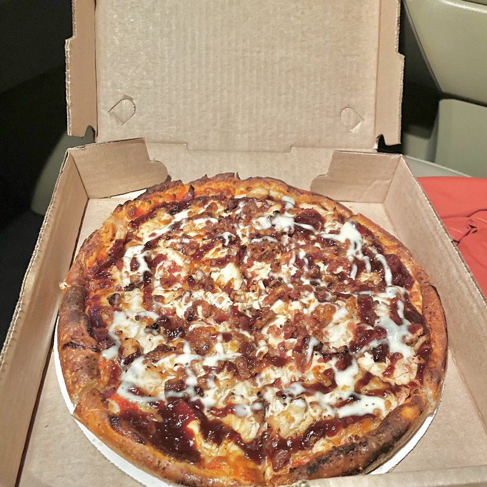 Burncoat Pizza - Sm BBQ Chicken Bacon Ranch Pizza - pre demolition - Pizza Near Me - Worcester, Massachusetts