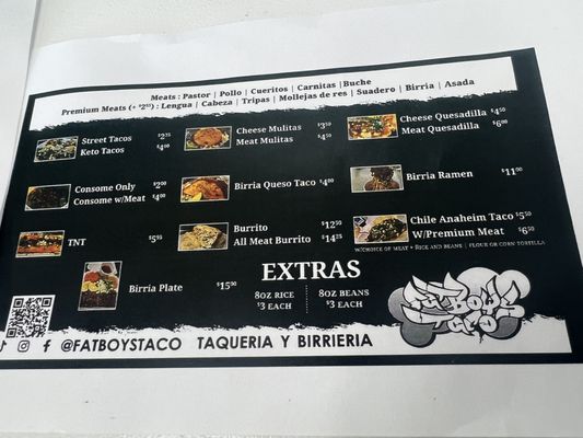 Menu photo 4 Fatboys Taco Mojave, CA Menu photo 4 Fatboys Taco Mojave, CA