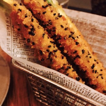 Barn Joo 35 - Fried asparagus. Like it! - Korean Near Me - New York, New York