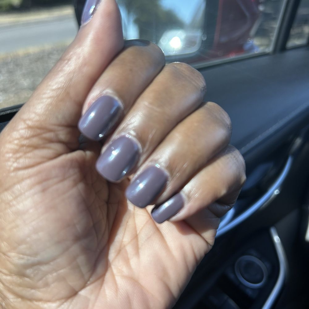 A2 Nails & Spa - Acrylic overlay with shellac and a chrome finish on top - Nail Salons Near Me - Boerne, Texas A2 Nails & Spa - Acrylic overlay with shellac and a chrome finish on top - Nail Salons Near Me - Boerne, Texas