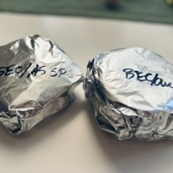 5th Ave Bagelry - Breakfast bagel sandwiches to go - kids loved them!