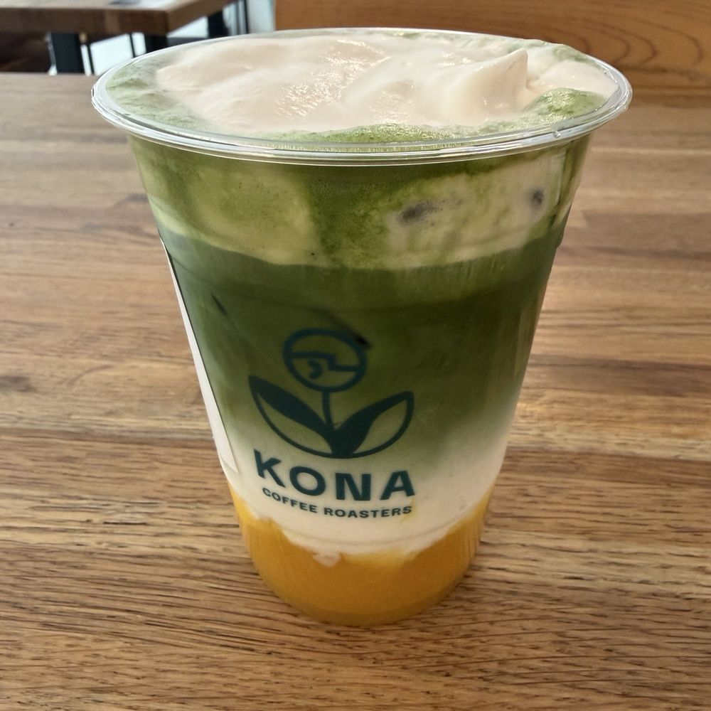 Kona Coffee Roasters - Midtown - Matcha mango bliss (seasonal) - Cafes Near Me - New York, New York Kona Coffee Roasters - Midtown - Matcha mango bliss (seasonal) - Cafes Near Me - New York, New York