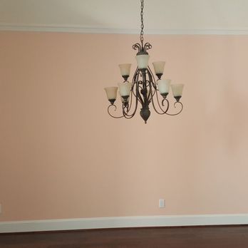 Katy Paint Pro - Beautiful peach diningroom - Painters Near Me