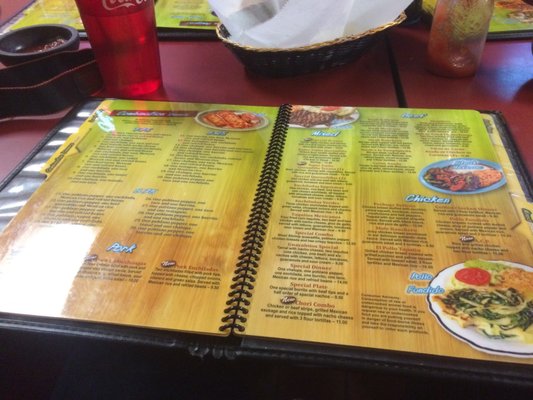 Menu photo 3 Guayabito's Mexican Restaurant Bryson City, NC