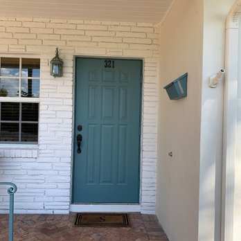 Southern Sky Painting - Beautiful Front Door Color - Painters Near Me - Worth Beach, Florida Southern Sky Painting - Beautiful Front Door Color - Painters Near Me - Worth Beach, Florida