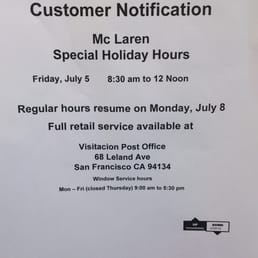Special Holiday Hours Effective Friday, July 5, 2013 ONLY! Special Holiday Hours Effective Friday, July 5, 2013 ONLY!