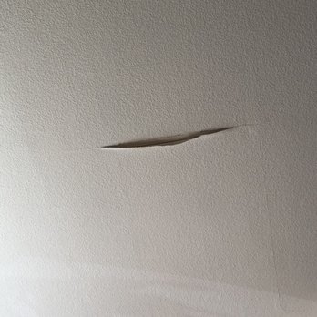 SunPower - Cracked ceiling from water damage - Solar Installation Near Me - Richmond, California