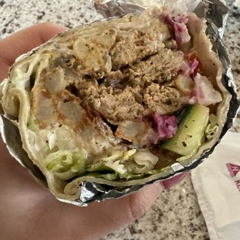 Chapli & Chips - Chicken chapli wrap - Food Trucks Near Me - Bellerose, New York Chapli & Chips - Chicken chapli wrap - Food Trucks Near Me - Bellerose, New York