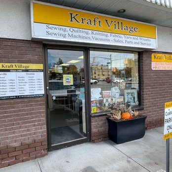 Kraft Village - The entrance to our Belleville Location at 191 Dundas Street East, Belleville, ON - Fabric Stores Near Me - Belleville, Ontario Kraft Village - The entrance to our Belleville Location at 191 Dundas Street East, Belleville, ON - Fabric Stores Near Me - Belleville, Ontario