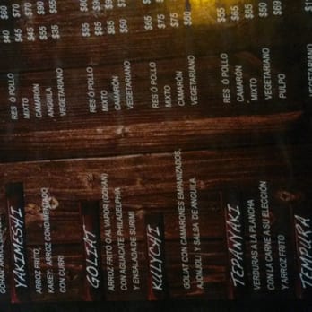 Kabuki sushi - Menu 2015 - Sushi Bars Near Me - Zapopan, JAL Kabuki sushi - Menu 2015 - Sushi Bars Near Me - Zapopan, JAL