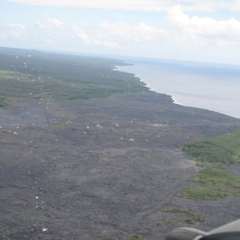 Blue Hawaiian Helicopters - The Big Island continues to get bigger!  :) - Aerial Tours Near Me - Hilo, Hawaii