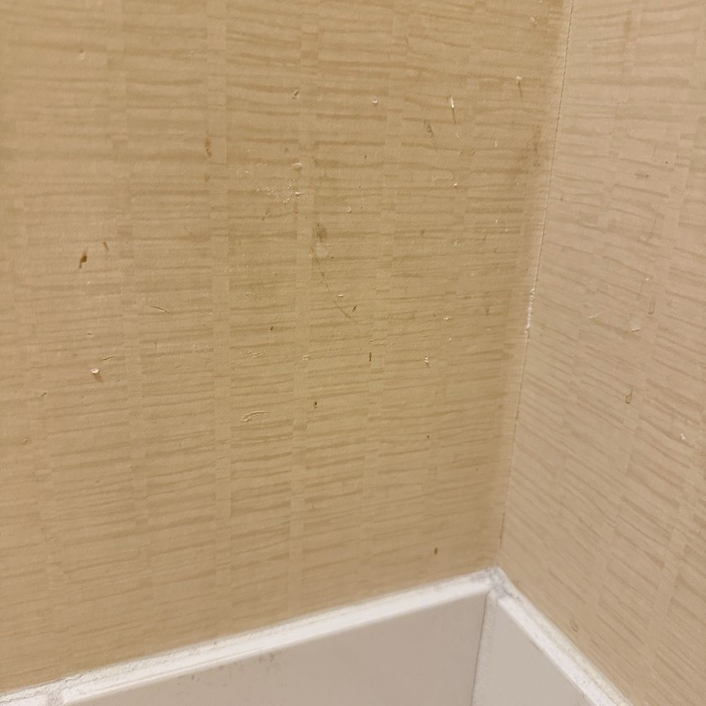 Brown bathroom splatter Brown bathroom splatter
