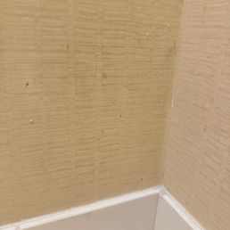 Brown bathroom splatter Brown bathroom splatter
