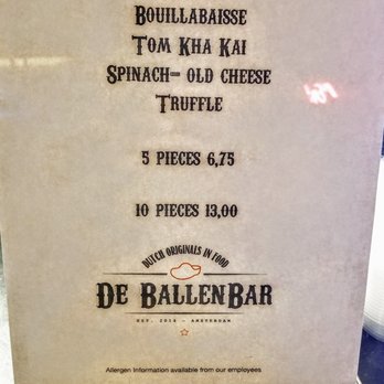De Ballenbar - Menu - Food Stands Near Me - Amsterdam, New Hampshire