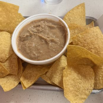 The Taco Spot - El Mirage - Chips and 8oz Beans - Tacos Near Me - El Mirage, Arizona