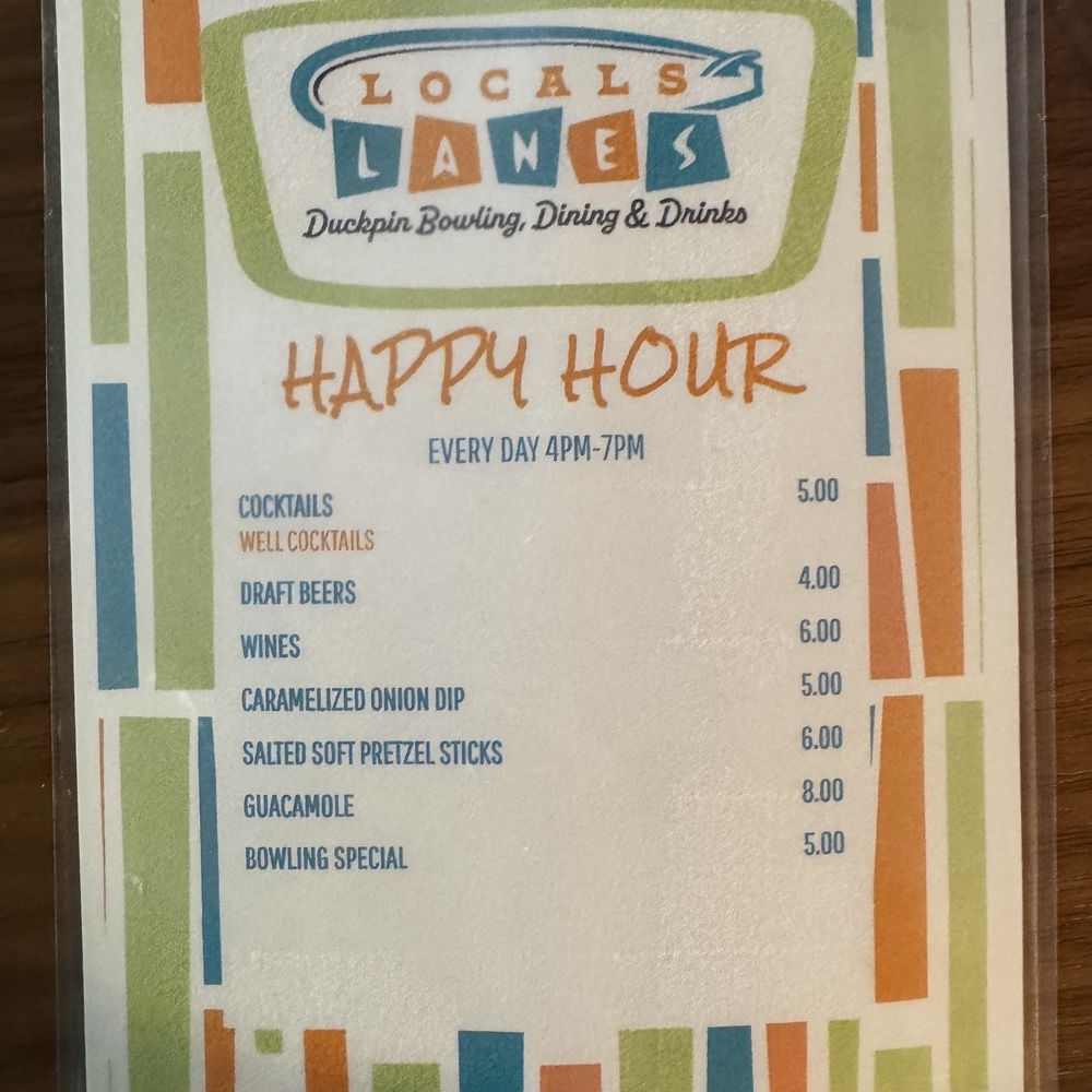 Locals Lanes - Happy Hour menu - Burgers Near Me - Stuart, Florida Locals Lanes - Happy Hour menu - Burgers Near Me - Stuart, Florida