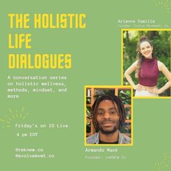 reKNEW - Top: Arianna Camille (Fitness Instructor/Mindset Coach)
Bottom: Armando Mack (Holistic Health Practitioner/Spiritual Consultant)