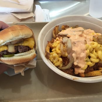 Burger 7 - B7 burger with napkin fries - Burgers Near Me - Falls Church, Virginia