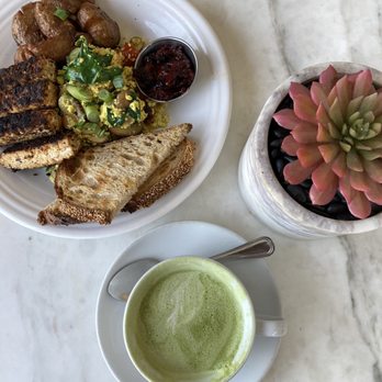 Cafe Gratitude - Tofu scramble - Vegan Near Me - Venice, California