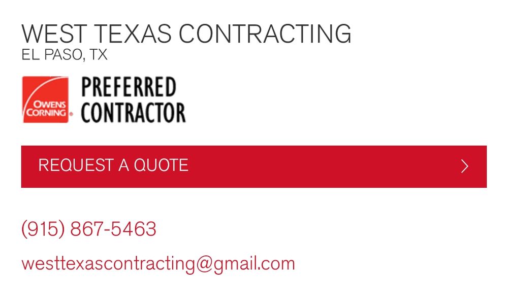Slide of West Texas Contracting