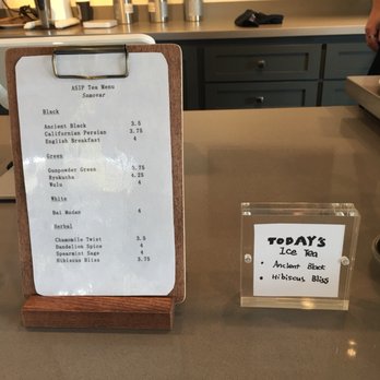 Asip Coffee Roasters - Tea menu - Coffee Roasteries Near Me - Merced, California