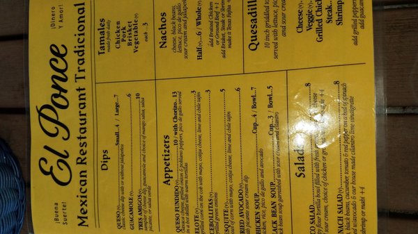 Menu photo 6 El Ponce Atlanta, GA Menu photo 6 El Ponce Atlanta, GA