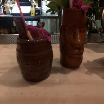 Three Dots and A Dash - Special rum drinks. I forget the names but they were great and they come in cool glasses! - Asian Fusion Near Me - Chicago, Illinois