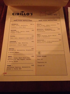 Menu photo 4 Cirillo's Dublin, D