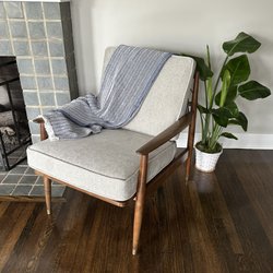 Sofa Decor - Chair with custom cushions