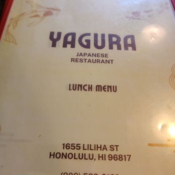 Yagura Restaurant - menu - Japanese Near Me - Honolulu, Hawaii Yagura Restaurant - menu - Japanese Near Me - Honolulu, Hawaii