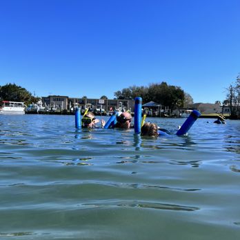 Fun 2 Dive Manatee Tours - Our little family getting ready to manatee see - Snorkeling Near Me - Crystal River, Florida