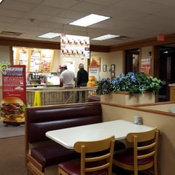 Wendy's - Sean waiting in line for more baconators.
