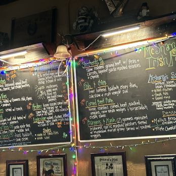 McSharry's Irish Pub - Good menu - Pubs Near Me - Fairhope, Alabama
