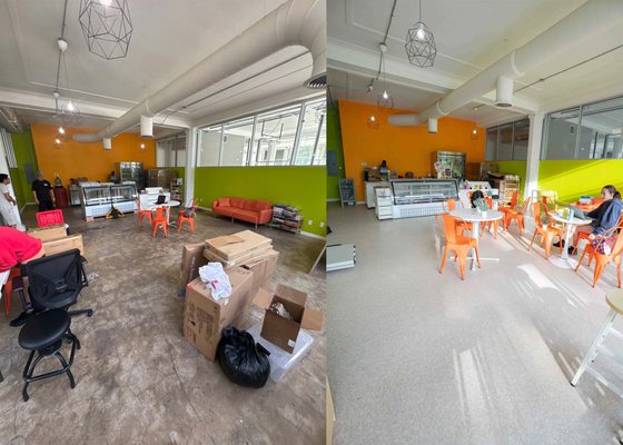 Happy Press Company Flooring Installation - We replaced the old flooring with commercial flooring. This one is for Happy Press Company, a juice shop, that recently opened at the beginning of June 2026. Solid work from the team!
Please don't hesitate to book your flooring installation for your commercial or residential space today! Happy Press Company Flooring Installation - We replaced the old flooring with commercial flooring. This one is for Happy Press Company, a juice shop, that recently opened at the beginning of June 2026. Solid work from the team!
Please don't hesitate to book your flooring installation for your commercial or residential space today!