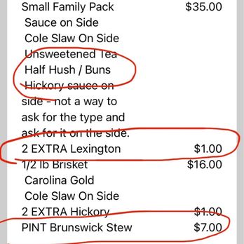 Little Richard's Barbeque - No buns, no hush puppies, no sauce and no stew - not a good experience. - Barbeque Near Me - Mount Airy, North Carolina