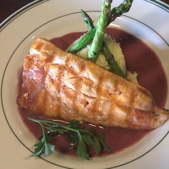 The Original Fish Company - Grilled Arctic Char with wasabi mashed potatoes and asparagus - Seafood Markets Near Me - Los Alamitos, California The Original Fish Company - Grilled Arctic Char with wasabi mashed potatoes and asparagus - Seafood Markets Near Me - Los Alamitos, California