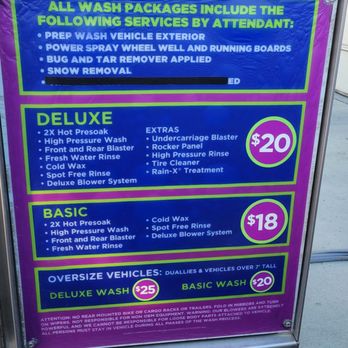 Monster Wash - Touch less wash is a bargain for 20 bucks. Tip your attendant - Car Wash Near Me - Anchorage, Alaska