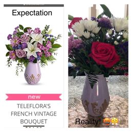 The small bouquet that looks nothing like what was ordered. Avoid at all costs.