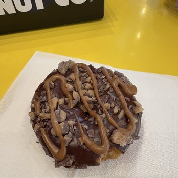 Hurts Donut - English Gentleman (chocolate & toffee) donut - Donuts Near Me - El Paso, Texas
