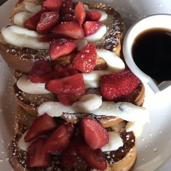 PJ's Pancake House - strawberry cannoli French toast - American Near Me - West Windsor, New Jersey