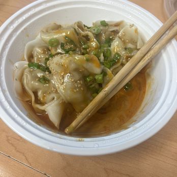 Wu' s Shanghai Dumpling - Spicy PB pork dumplings - very tasty but needed more spice and/or something to cut the rich flavor - Shanghainese Near Me - Edison, New Jersey