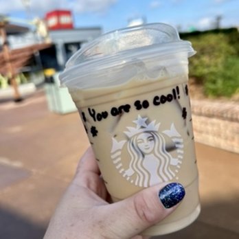 Starbucks - Iced latte - Coffee & Tea Near Me - Lake Buena Vista, Florida