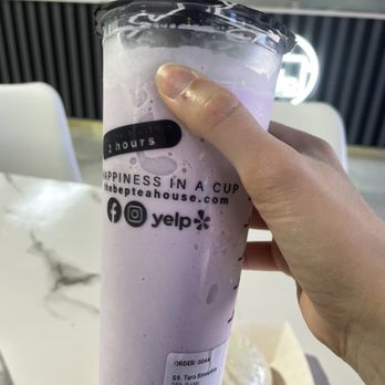 The Bep Teahouse - Taro Ube Slushie - Coffee & Tea Near Me - North Richland Hills, Texas