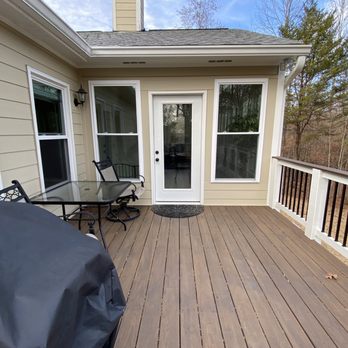 Innovative Woodworks - Nice 12x12 deck for grilling, etc - Patio Coverings Near Me - Johns Creek, Georgia