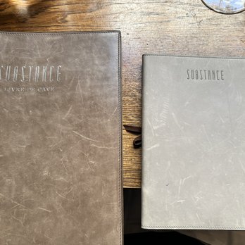 Substance - Menu - French Near Me - Paris, 75