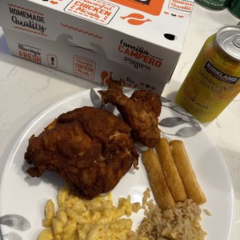 Pollo Campero - Fried chicken, Mac n cheese, yuca Frita, and rice. - Chicken Shop Near Me - Kissimmee, Florida Pollo Campero - Fried chicken, Mac n cheese, yuca Frita, and rice. - Chicken Shop Near Me - Kissimmee, Florida
