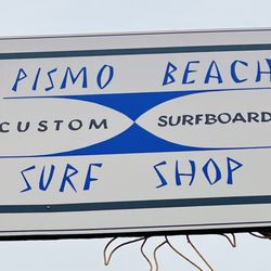 Pismo Beach Dive Shop - Entrance sign